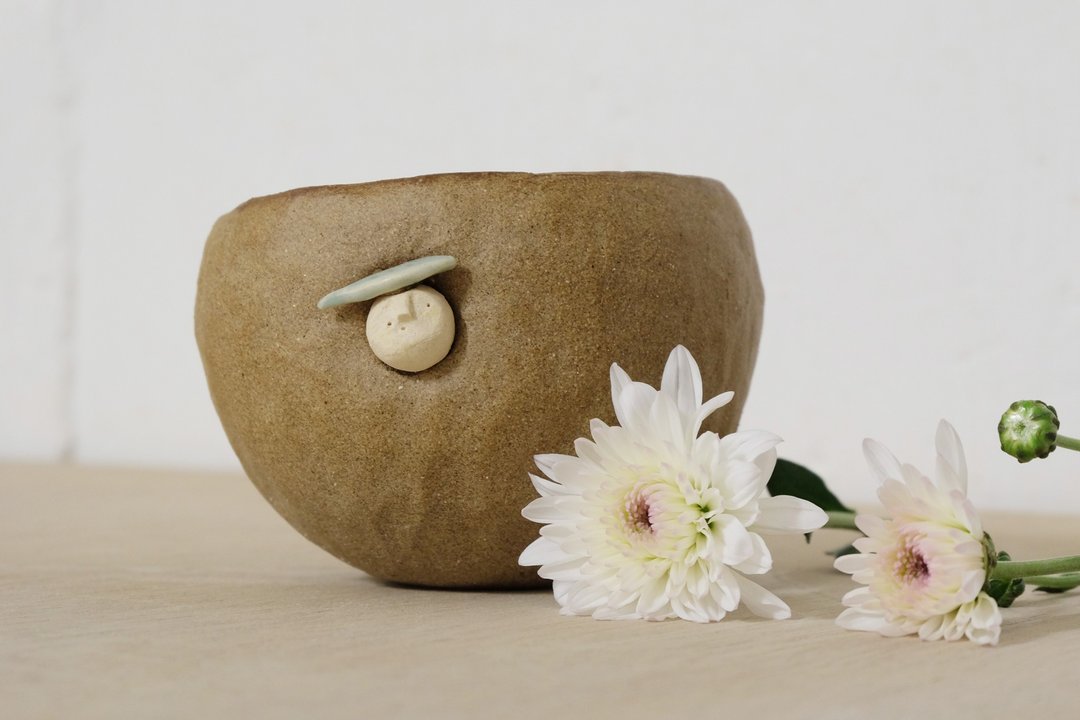 | Luna 陶偶系列 | 陶器 花盆 盆器 摆设 - 花瓶/陶器 - 陶 卡其色