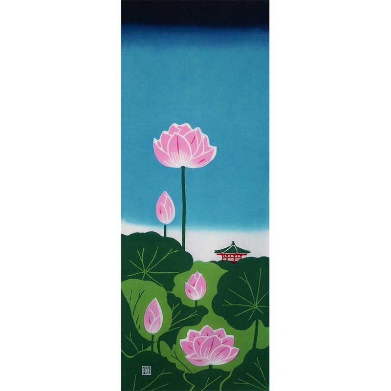 京都手拭巾-日本之夏 - 海报/装饰画/版画 - 棉．麻 