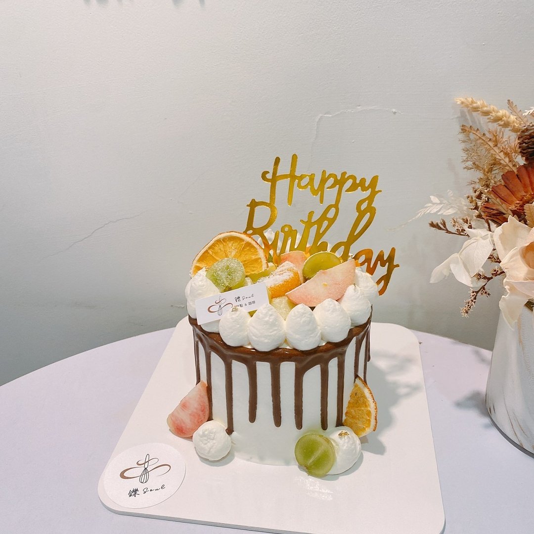 公版蛋糕 可可淋酱蛋糕 满版水果装饰 铄甜点 生日蛋糕 纪念日 - 蛋糕/甜点 - 新鲜食材 