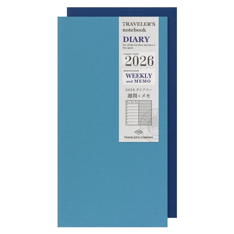 【预购】Traveler's Notebook 2026 周间手帐 补充包 - 笔记本/手帐 - 纸 多色