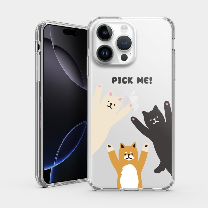 柴犬 IPHONE i16 i15 i14 i13 i12 i11 保护壳 透明手机壳 IP199 - 手机壳/手机套 - 塑料 卡其色
