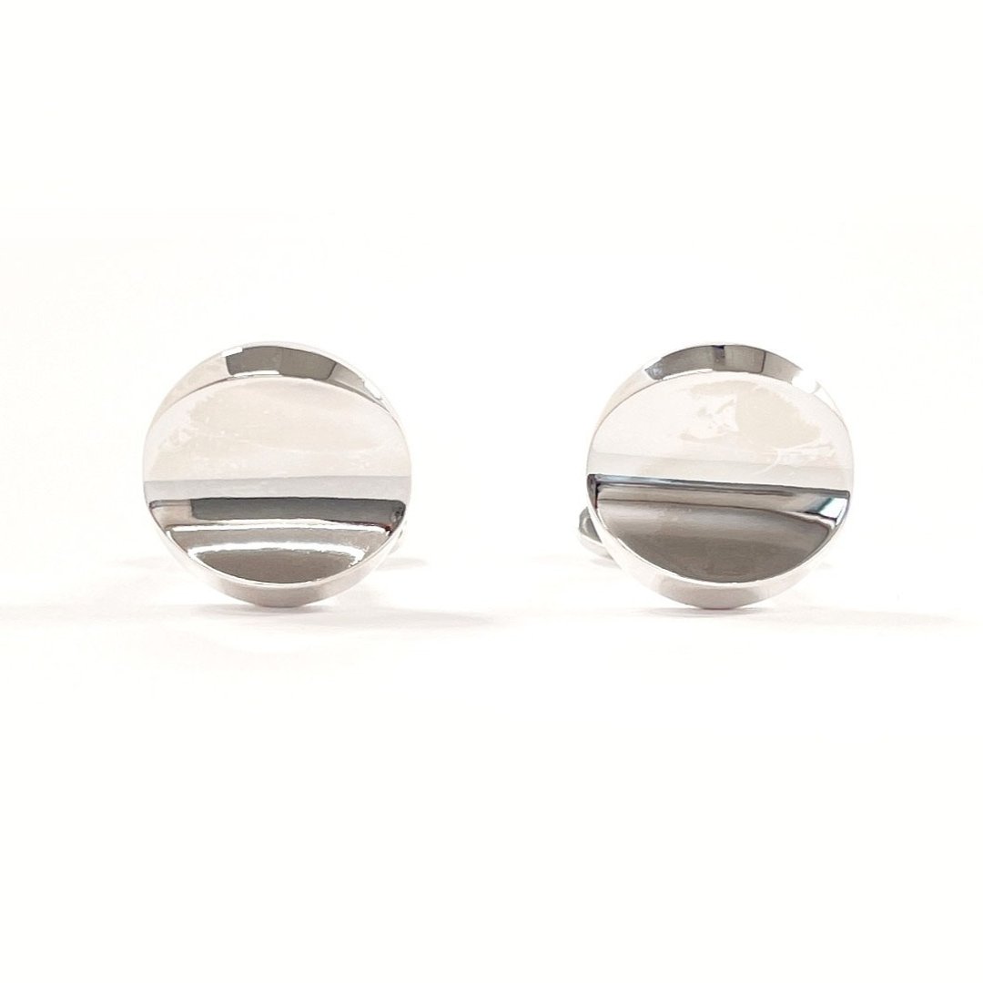 [日本直邮，二手，品相良好] Georg Jensen 袖扣，圆形，设计编号 107，925银 - 其他 - 纯银 银色
