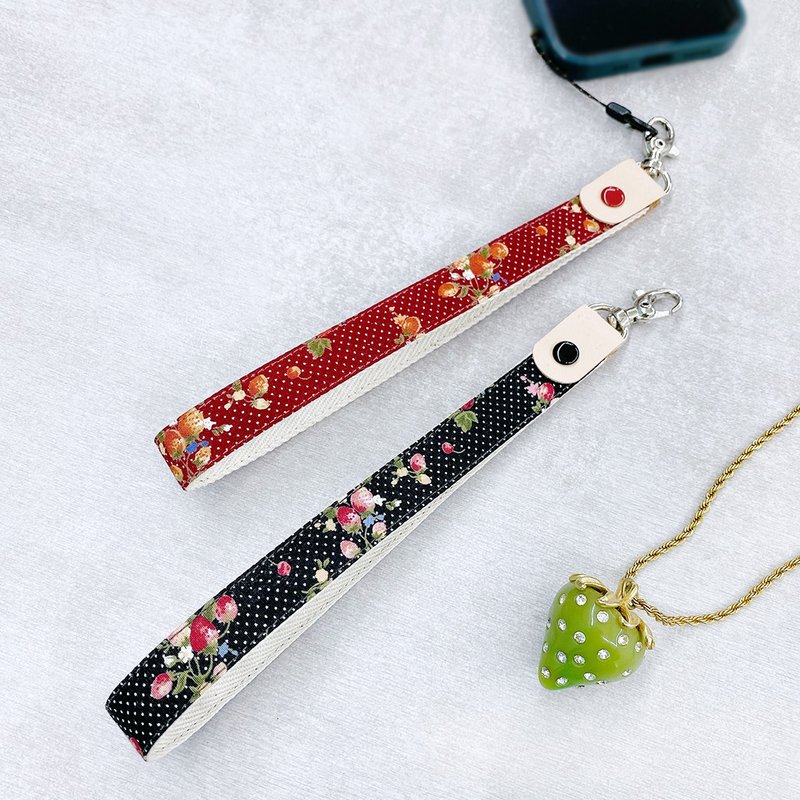 草莓花园 手机吊绳/颈绳/手绳/饰品 - 挂绳/吊绳 - 棉．麻 多色