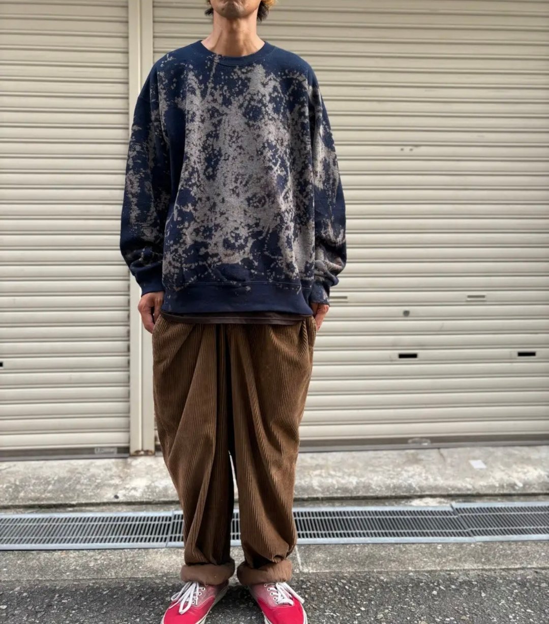 漂白运动衫 - 中性连帽卫衣/T 恤 - 棉 