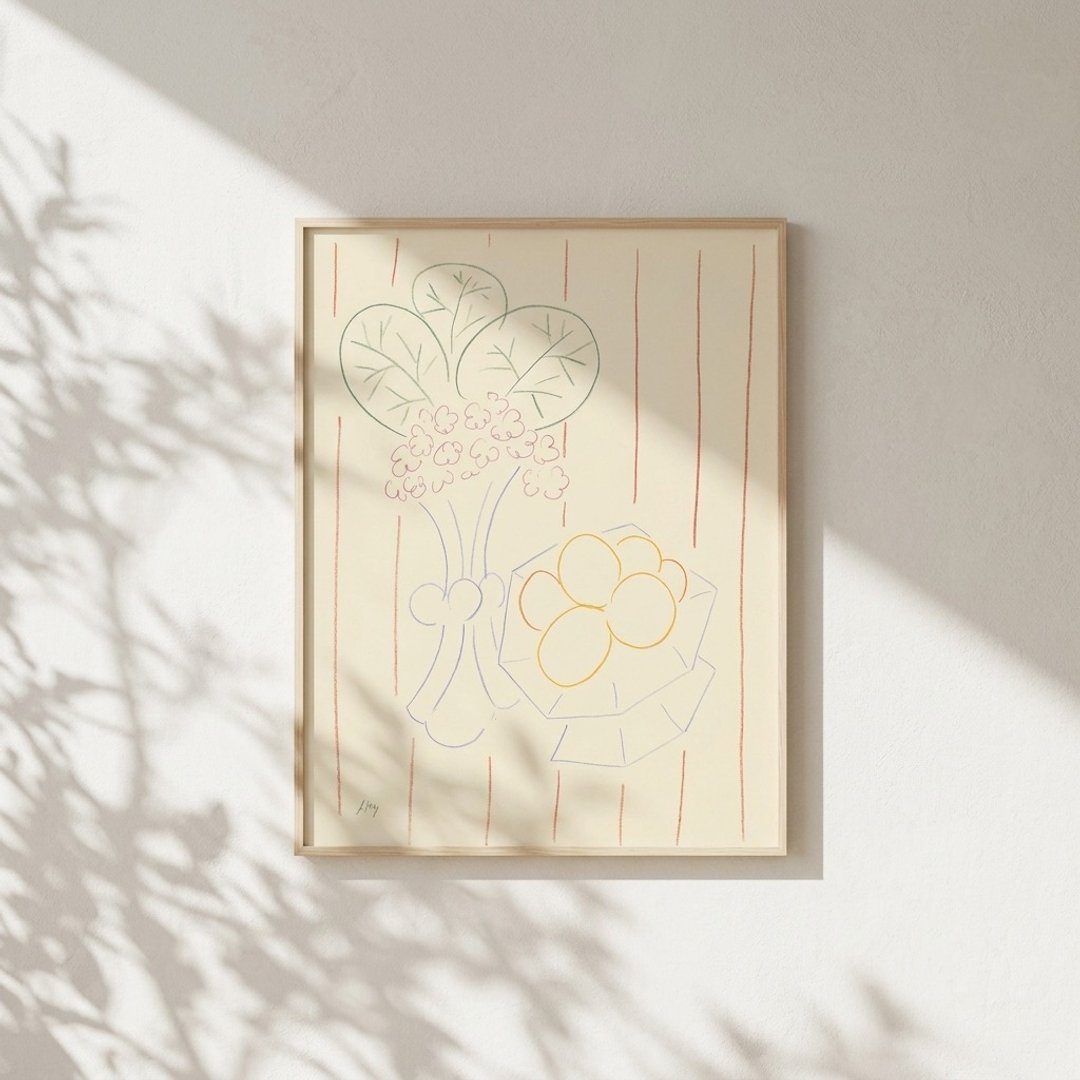 【大师挂画】马谛斯 Henri Matisse | Flowers and Fruits, Strip - 海报/装饰画/版画 - 纸 