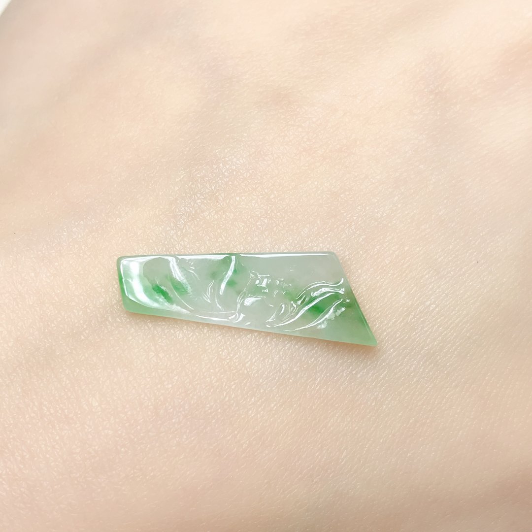 冰飘阳翡翠莲花 | 天然缅甸A货翡翠 | 送礼 - 其他 - 玉石 多色