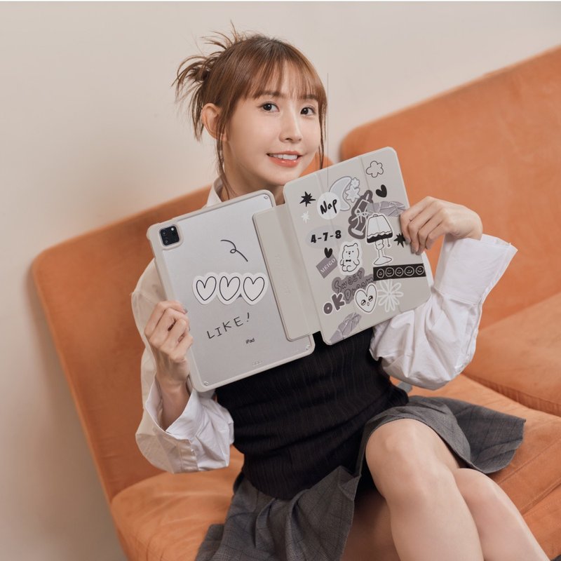 Meigo Sweet Dream强悍磁吸iPad三折保护壳 - 平板/电脑保护壳 - 塑料 多色