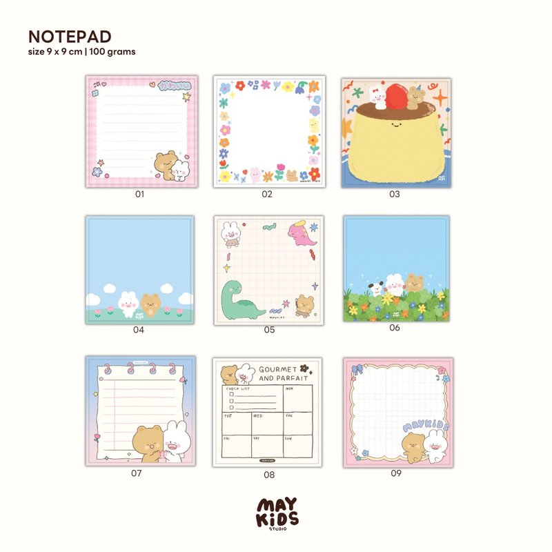 便条纸 - 便条纸/标签贴 - 纸 多色