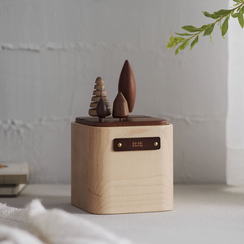 宠爱回忆盒-尾巴之森/M (不含压克力照片) - 其他 - 木头 咖啡色