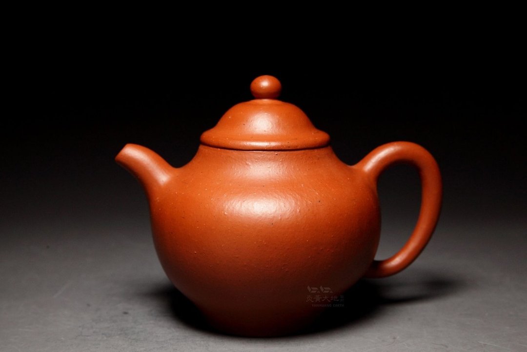 【孟臣款仲芳掇球30】古法纯手工 摹古系列 小煤窑老朱泥 200 - 茶具/茶杯 - 陶 红色