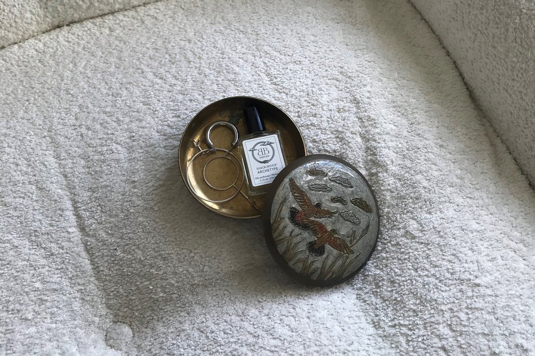 欧洲珐琅 铜制 饰品盒 - 收纳用品 - 铜/黄铜 金色