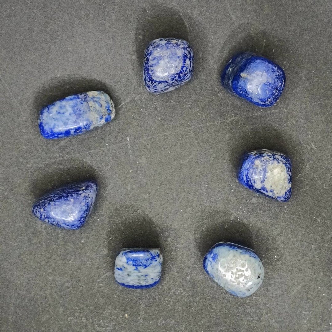 青金石滚石Lazurite H3/矿石/水晶/脉轮石/平衡/疗愈石 - 其他 - 半宝石 