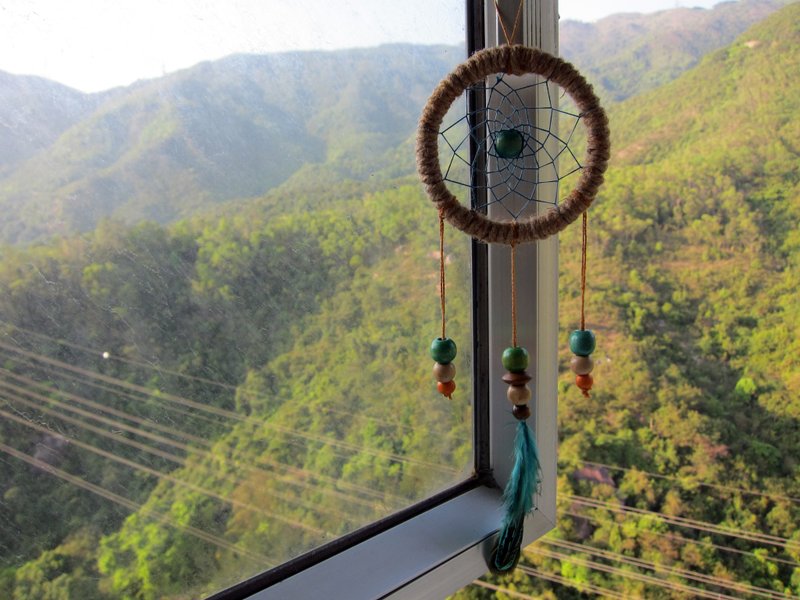 捕梦网//挂饰//麻绳//蓝 - 摆饰 - 其他材质 蓝色