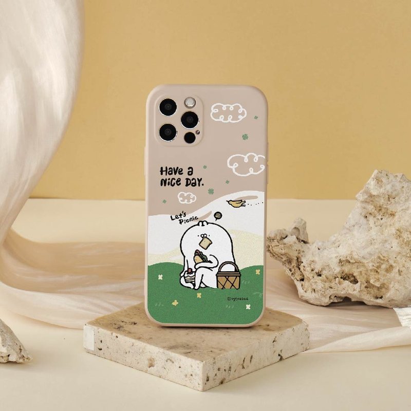 丑白兔野餐三明治全包iPhone手机壳 - 手机壳/手机套 - 硅胶 多色