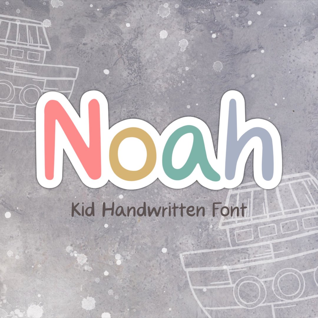 Noah Font OTF TTF - 字体设计 - 其他材质 