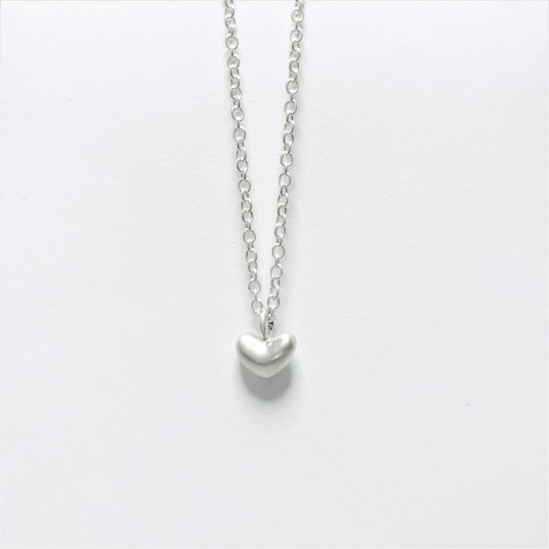 海洋之心 爱心 纯银项链 | 海底悠游系列 - 锁骨链 - 纯银 