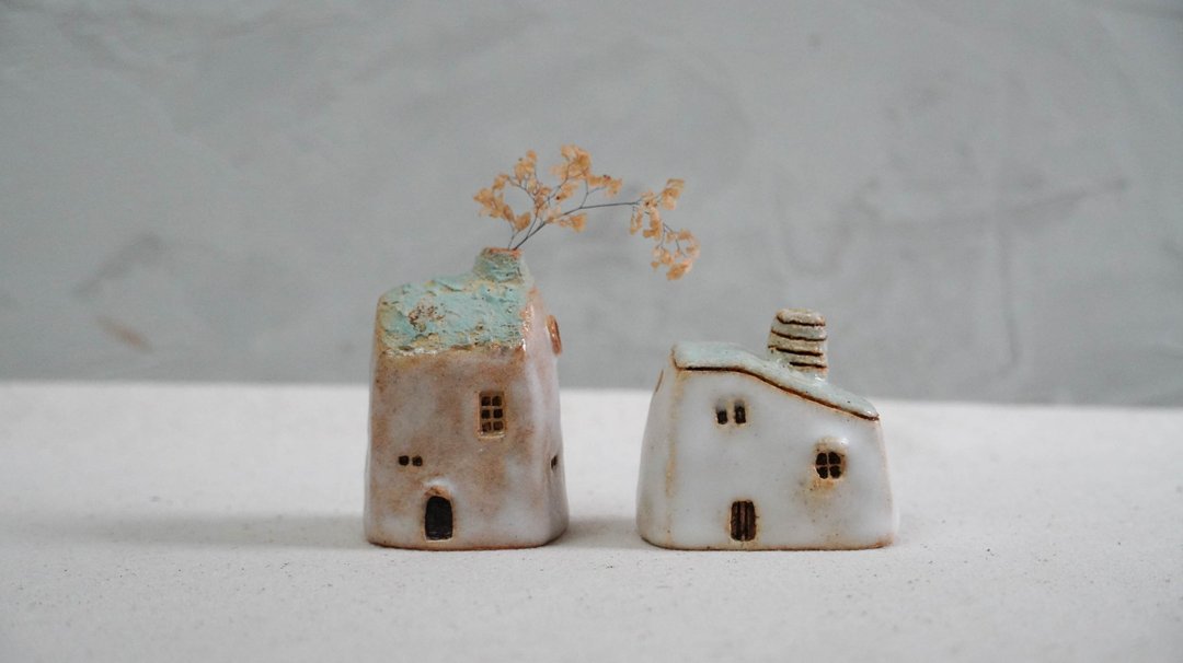 陶艺手作-小陶房-森林中的小屋 - 摆饰 - 陶 