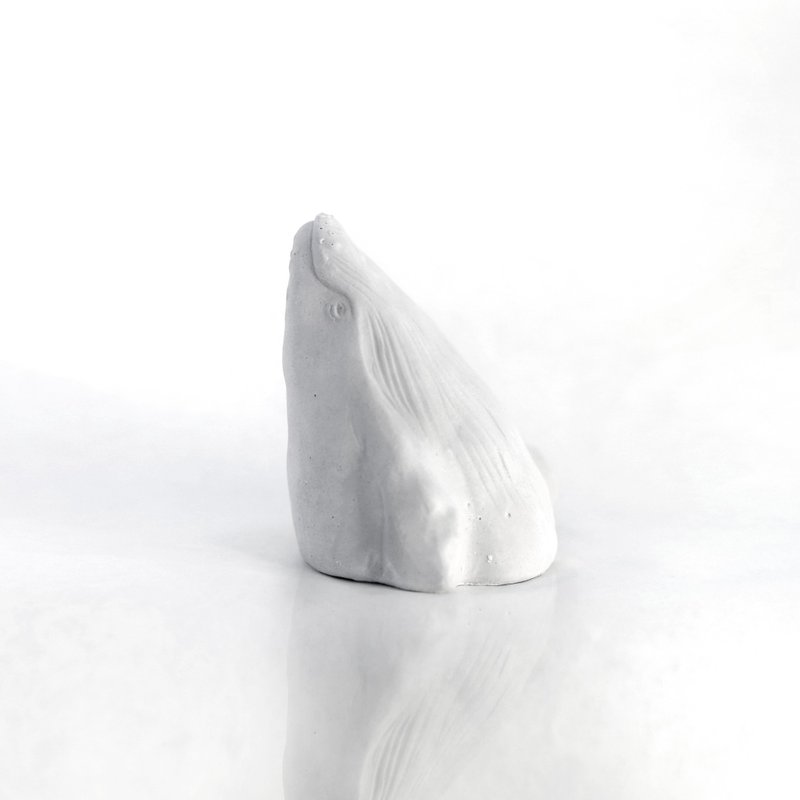 Humpback Whales AromaStone - 座头鲸跃 圭藻土扩香石 - 香薰/精油/线香 - 水泥 灰色