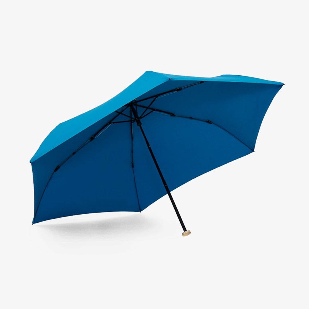 MINI POCKET迷你仕幔碳纤维伞 - 多瑙蓝 - 雨伞/雨衣 - 聚酯纤维 蓝色