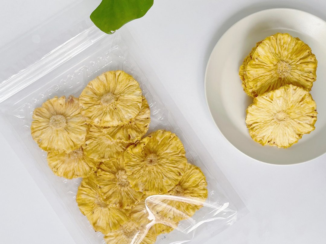 天然无糖 | 金钻凤梨果干 - 水果干 - 新鲜食材 黄色