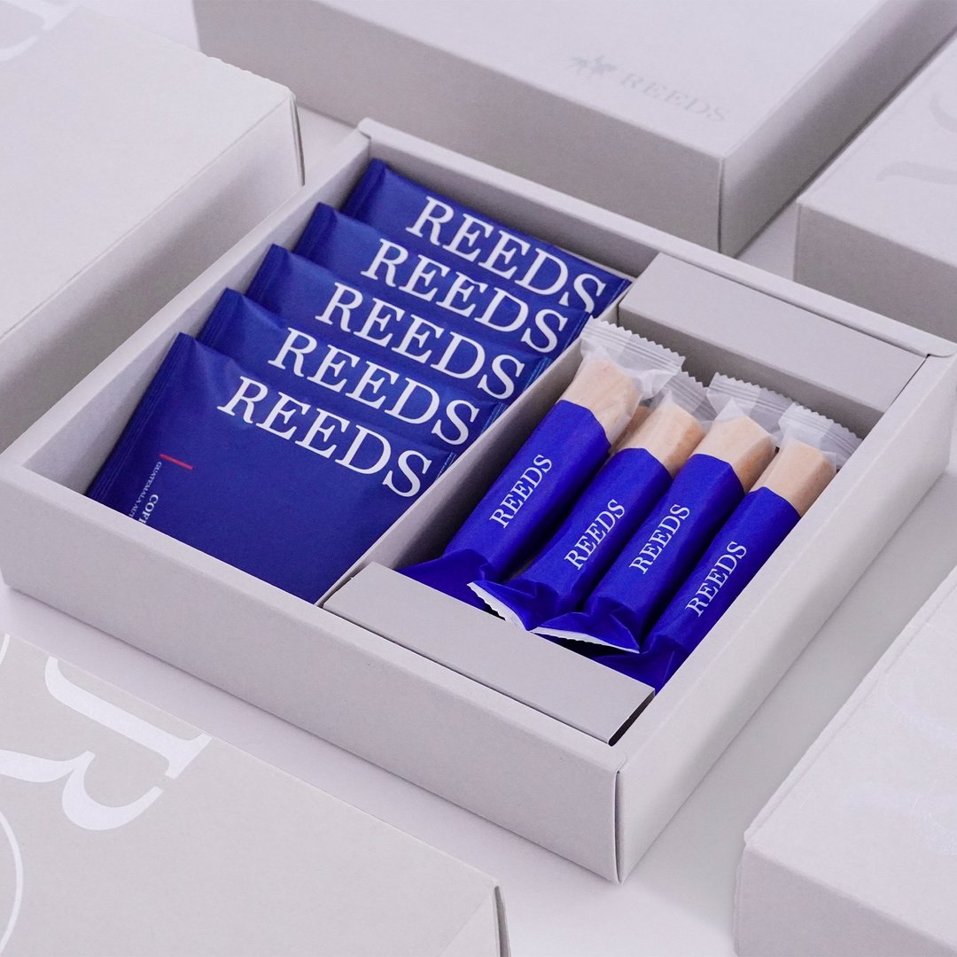 【REEDS】人气礼盒 | 手工脆蛋卷 + 滤挂咖啡 - 蛋糕/甜点 - 新鲜食材 蓝色