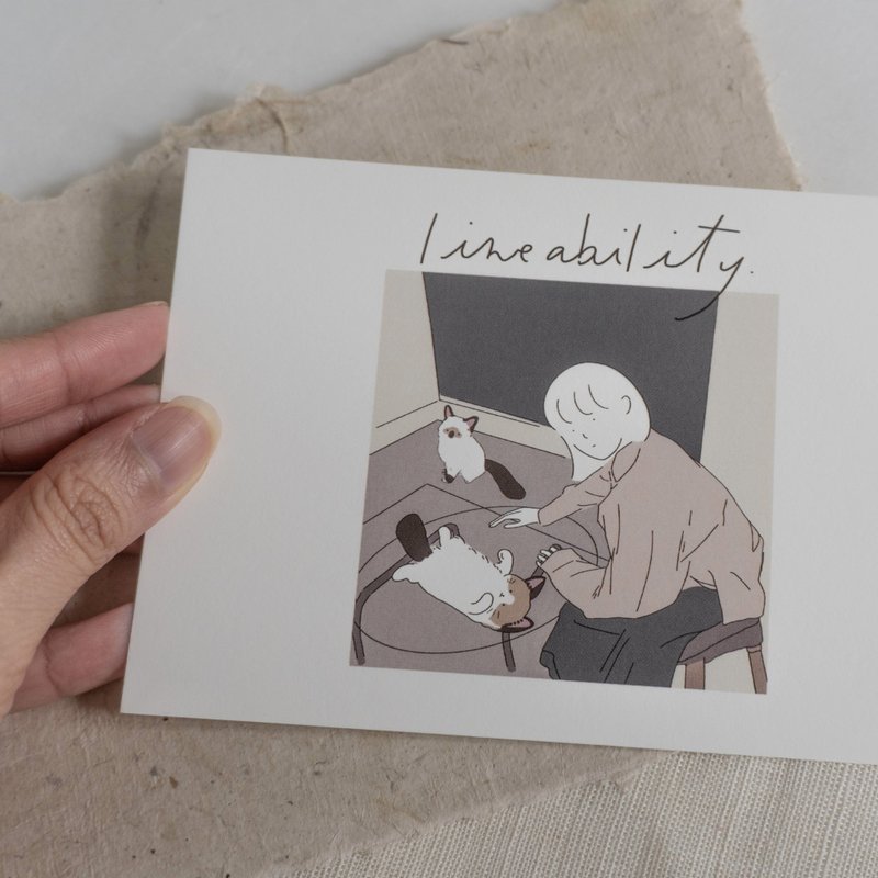 猫猫们你好 明信片 - 卡片/明信片 - 其他材质 