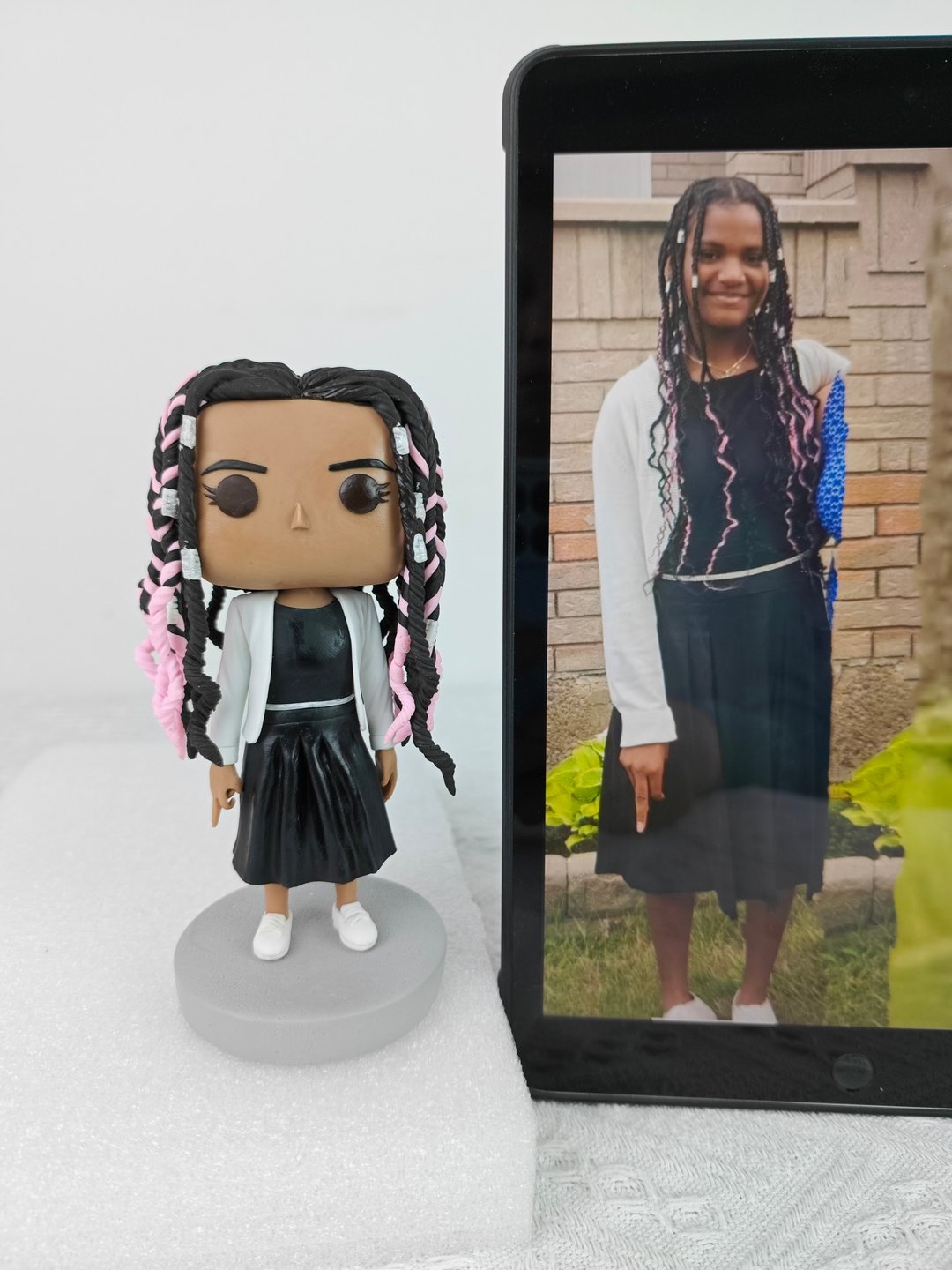 纯手工定制美国Funko Pop 自画肖像公仔娃娃男朋友老公生日礼物 - 玩偶/公仔 - 粘土 多色