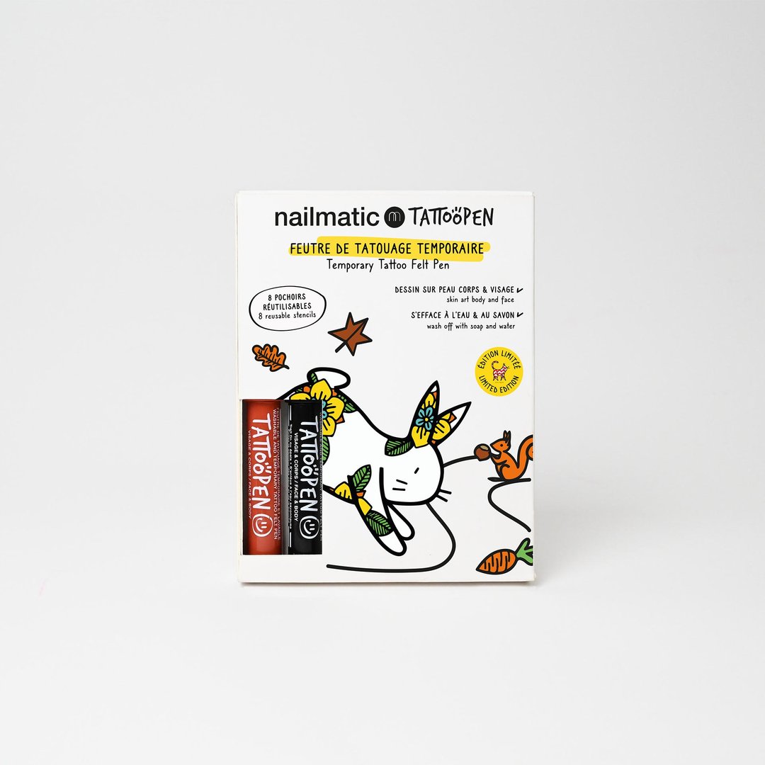 nailmatic TATTOO 限量版彩绘纹身笔两入组-小兔子 - 玩具/玩偶 - 塑料 多色