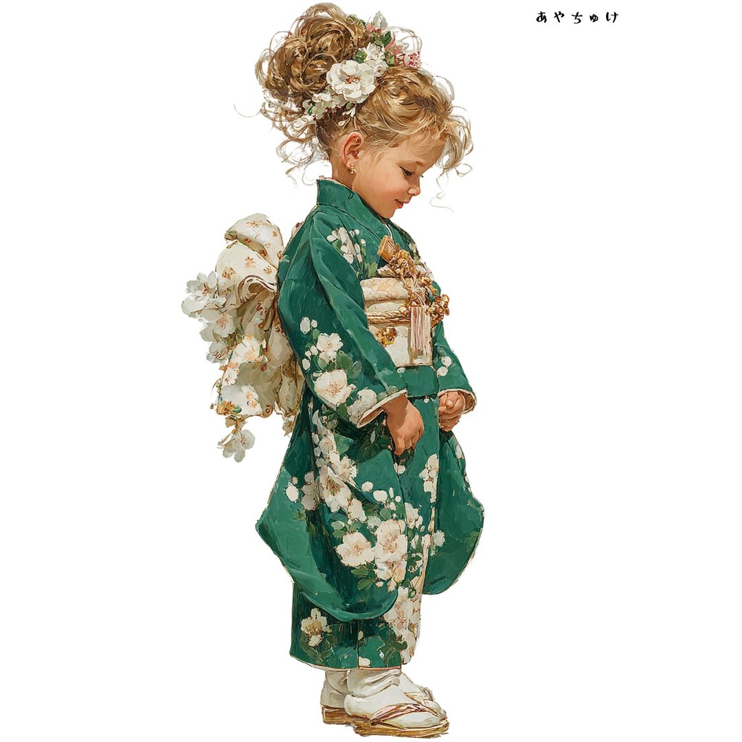 【12月新品4】07-114-0209 人物贴纸 和服复古 - 贴纸 - 纸 