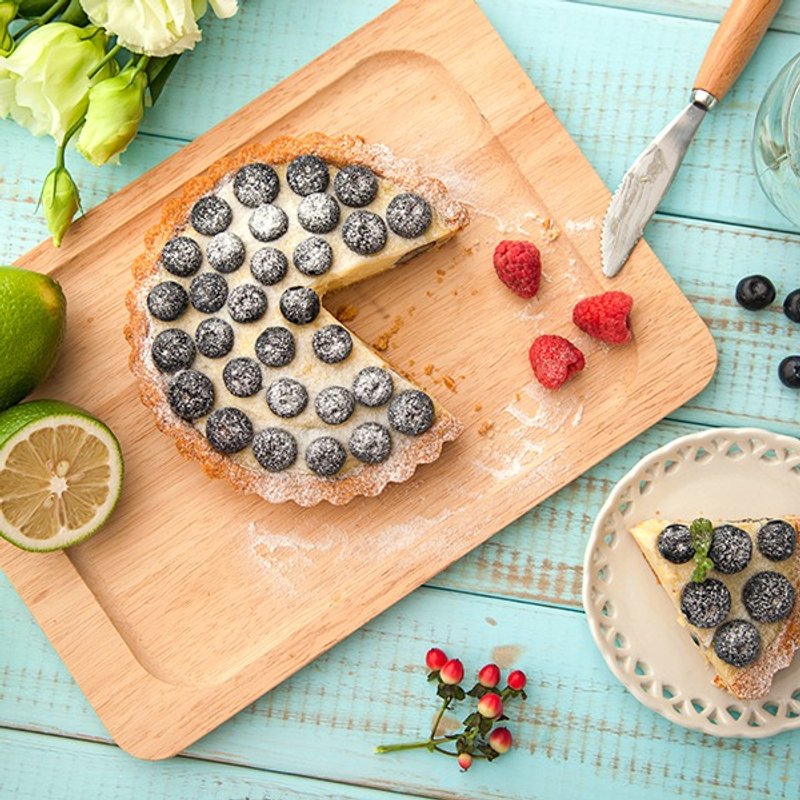 【蕾安娜法式手工甜点】微醺蓝莓塔-6寸" #满满新鲜蓝梅#香甜慕斯林酱#酥脆手工派皮 - 咸派/甜派 - 新鲜食材 橘色