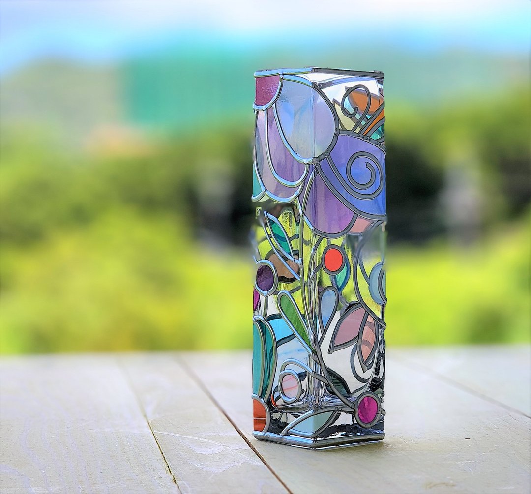 玻璃艺术花瓶小叮当 3 - 花瓶/陶器 - 玻璃 多色
