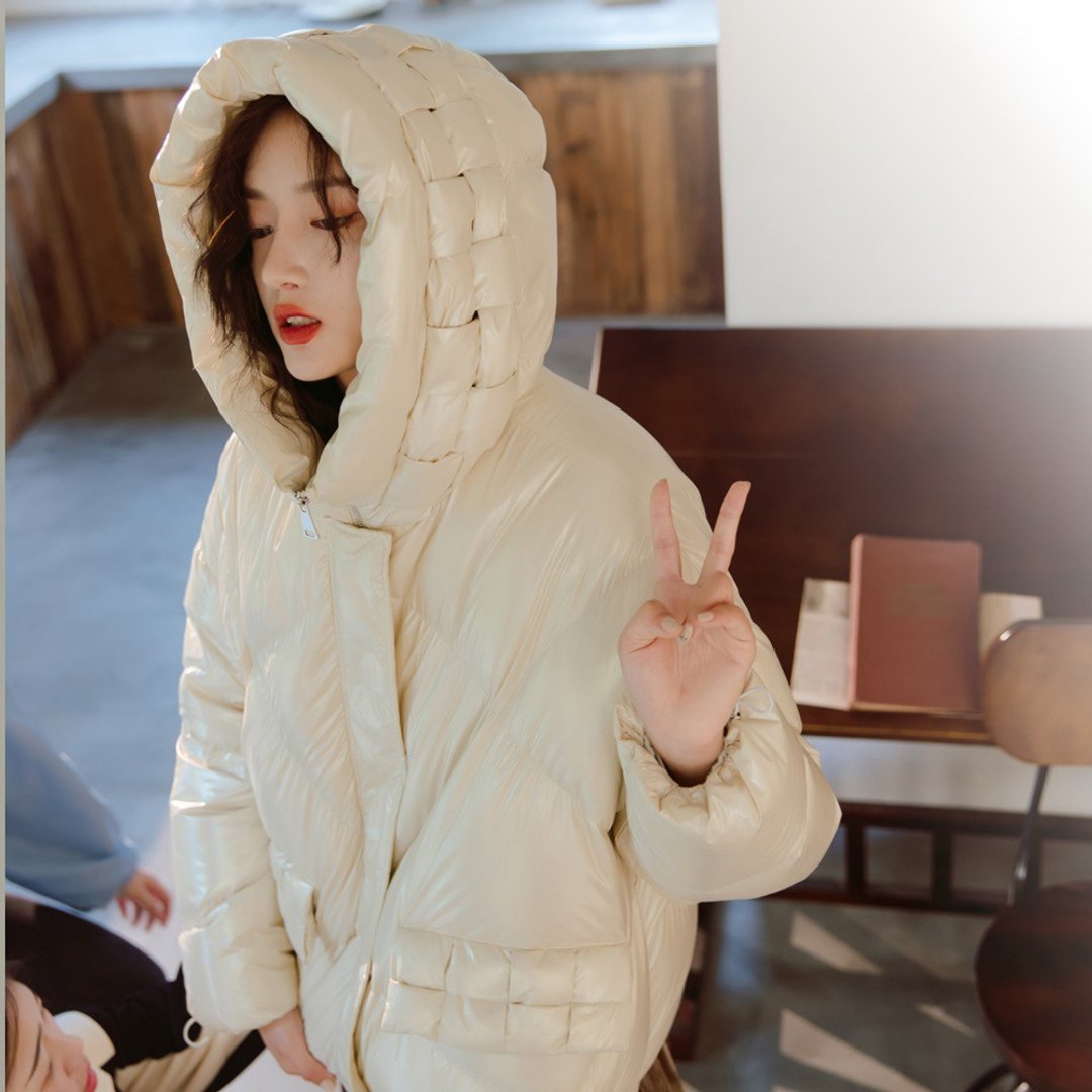 羽绒服女中长款2020年冬季新款宽松面包服 棉服 - 女装上衣 - 其他材质 