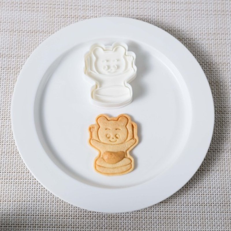 くまさんの食事（クッキーカッター・クッキー型） - 厨房用具 - 木头 