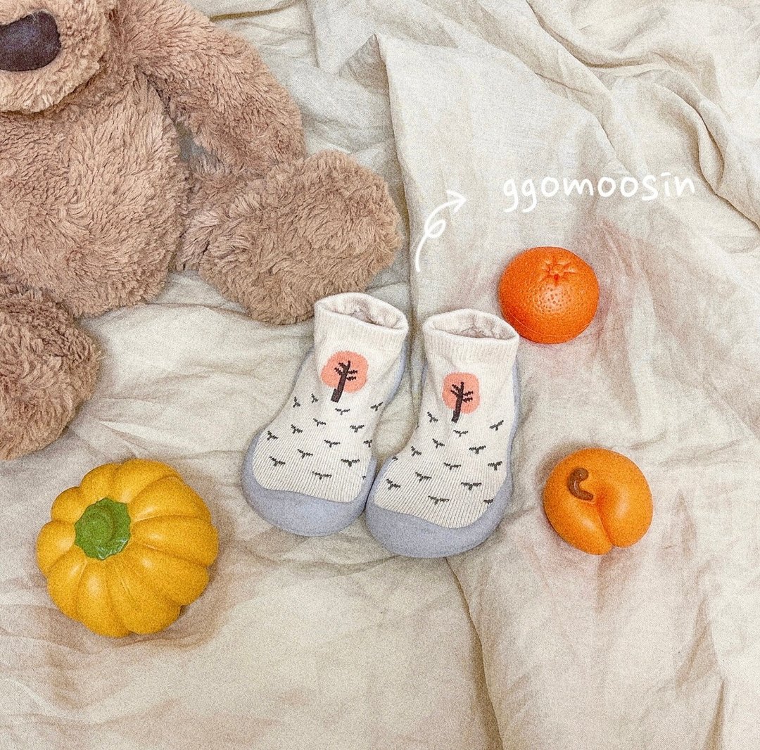 韩国 Ggomoosin 学步袜鞋 -  小小森林 - 婴儿鞋 - 棉 