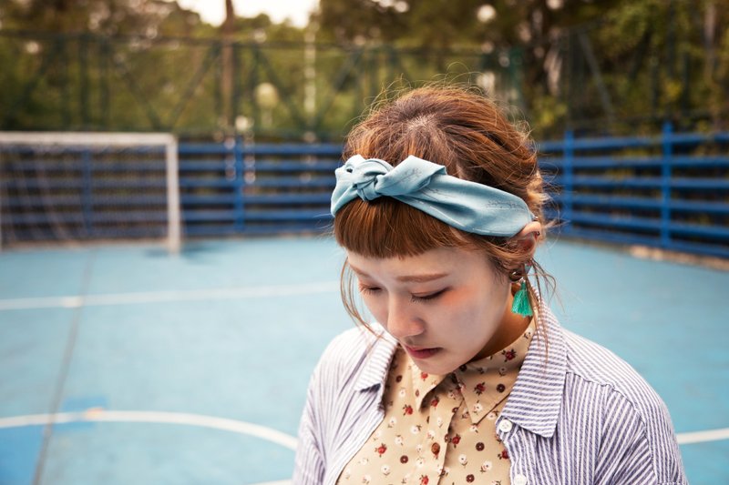 voyage_法国风可调较多绑法蝴蝶头带 - 发饰 - 棉．麻 多色