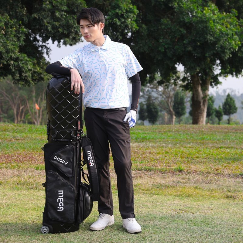 【MEGA GOLF】 PRO铁甲武士硬壳球袋 #9239 暗黑迷彩 高尔夫球袋 - 运动配件 - 其他材质 