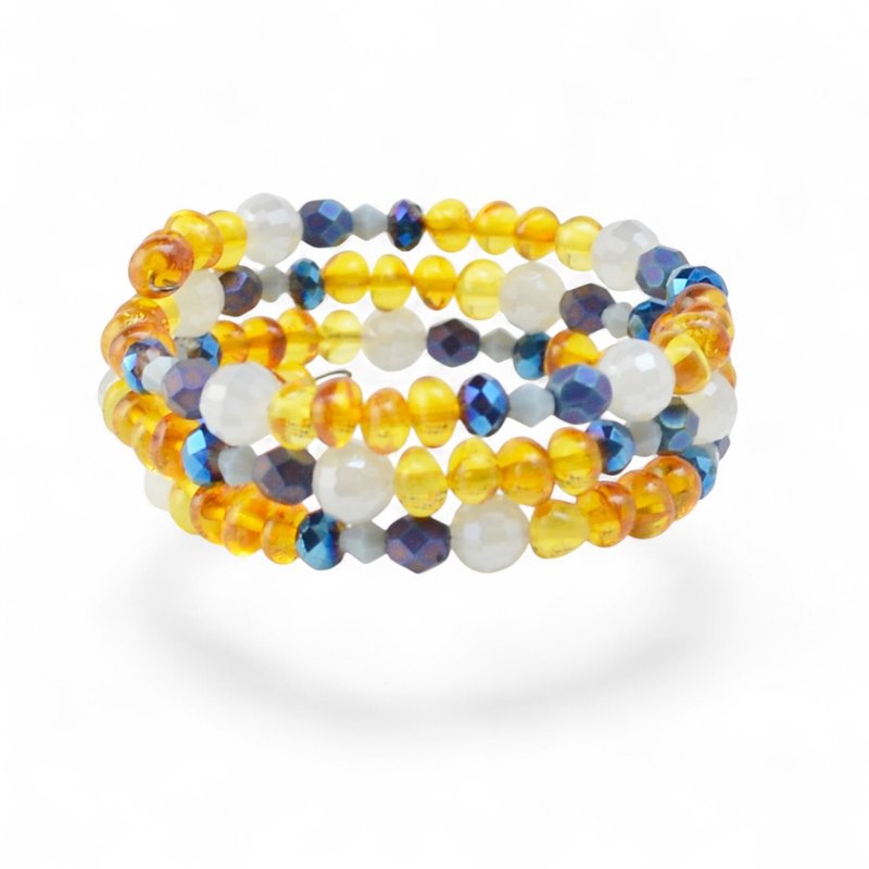 波罗的海琥珀女士手链  送礼佳品 VM15 - 手链/手环 - 宝石 多色