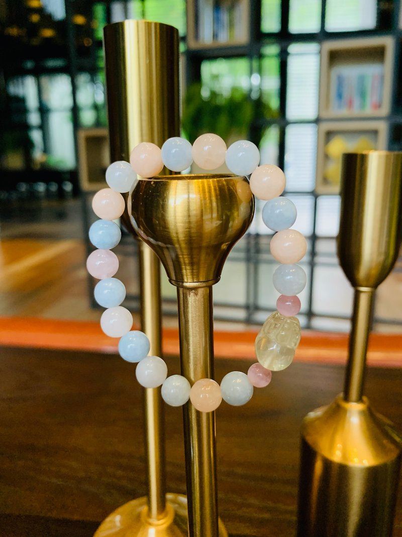 蓦然(手环系列)摩根石8mm--发现自我 - 手链/手环 - 水晶 多色