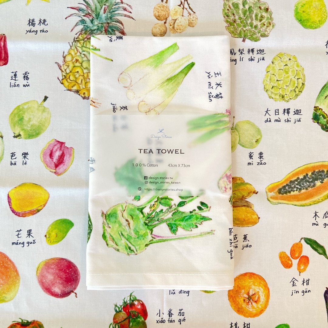 台湾主题茶巾 台湾蔬果 - 其他 - 棉 多色