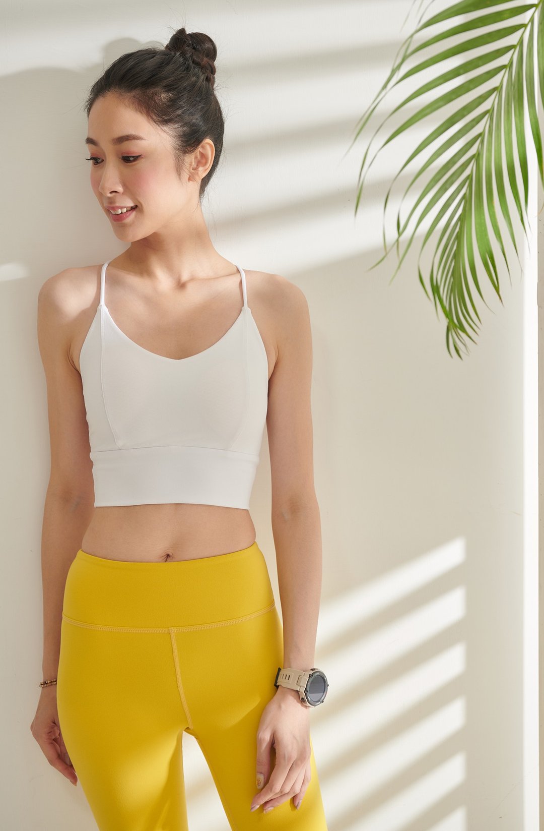 春夏穿搭【Yoga Flow】Dale Bra-White 信用卡优惠 快速出货 - 女装瑜珈服 - 聚酯纤维 