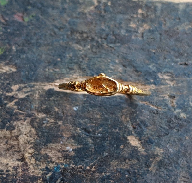 巴黎古董镀金戒指-时钟 - 戒指 - 铜/黄铜 