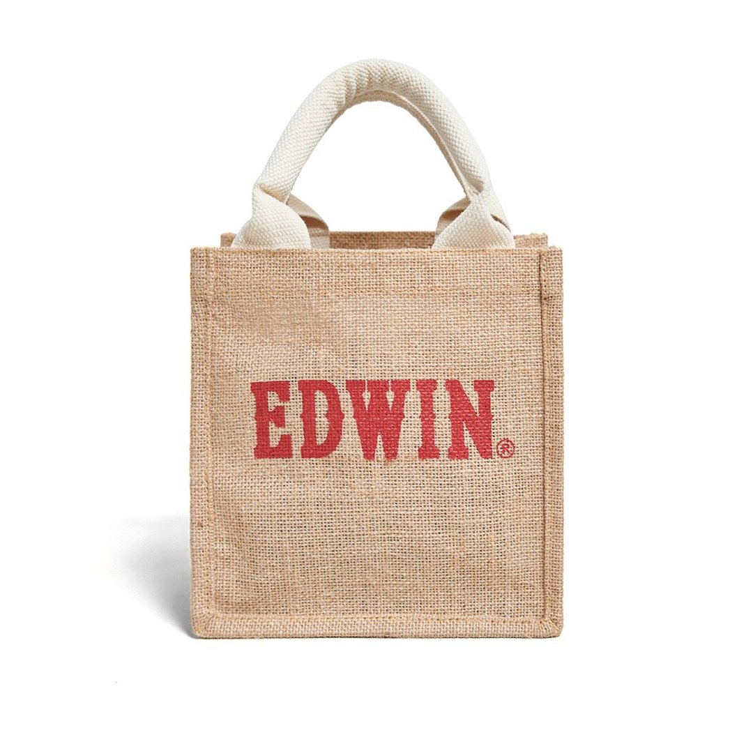 4月赠品-单笔结帐满3,800元 赠EDWIN 手提麻布袋 - 男装上衣/T 恤 - 棉 黄色