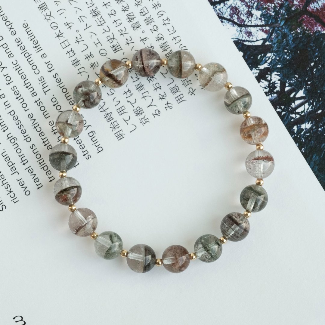 森系内在美/彩幽灵 四季幽灵/天然矿石水晶手链手环/闺蜜生日女生 - 手链/手环 - 水晶 多色