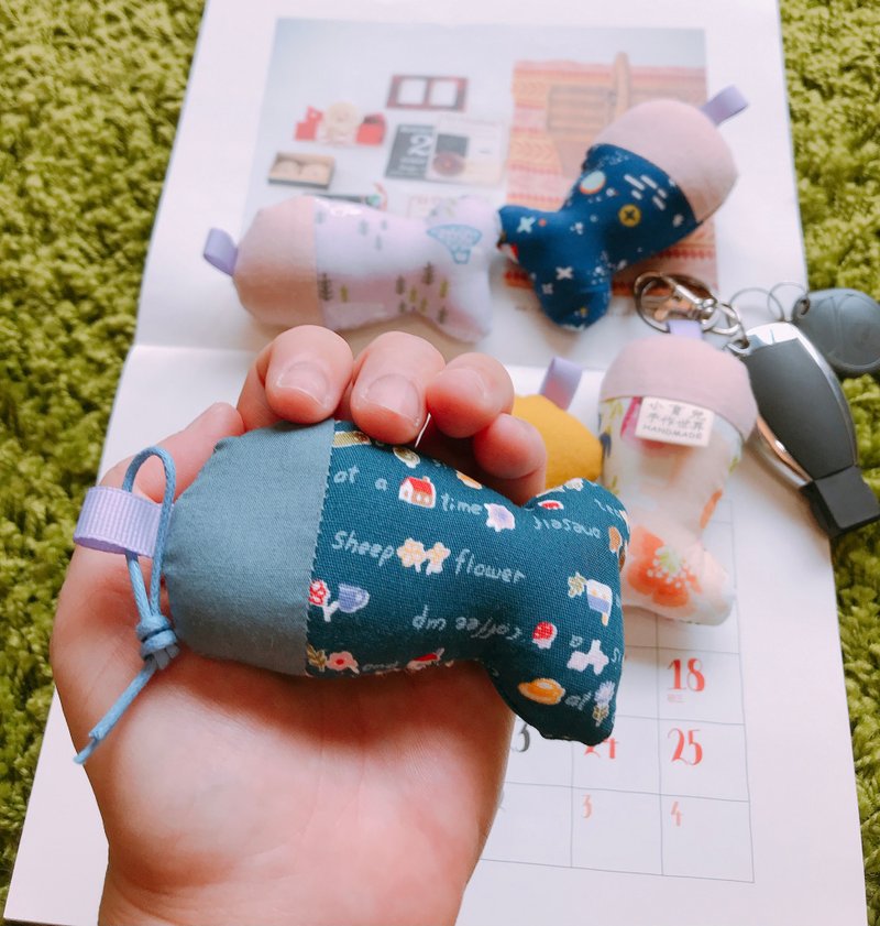 钥匙圈/吊饰/挂件/鱼儿-随机款 - 钥匙链/钥匙包 - 棉．麻 多色