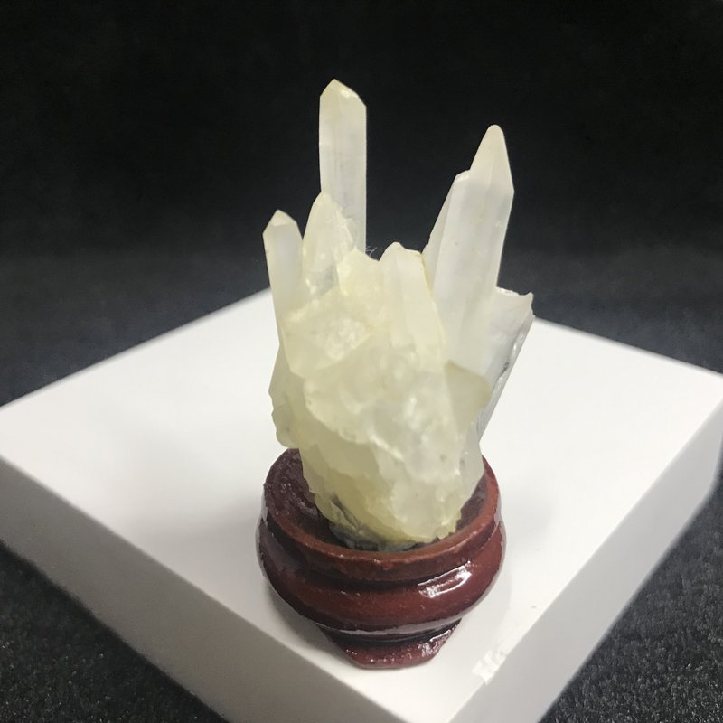 防辐射消磁净化水晶I晶花白晶簇I晶柱I公司枱摆件I情人节生日礼物 - 摆饰 - 水晶 