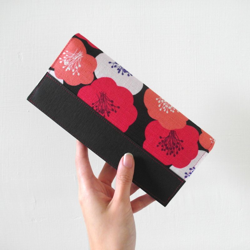 那年夏天 水洗牛皮纸夹 | 长夹 - 皮夹/钱包 - 纸 红色