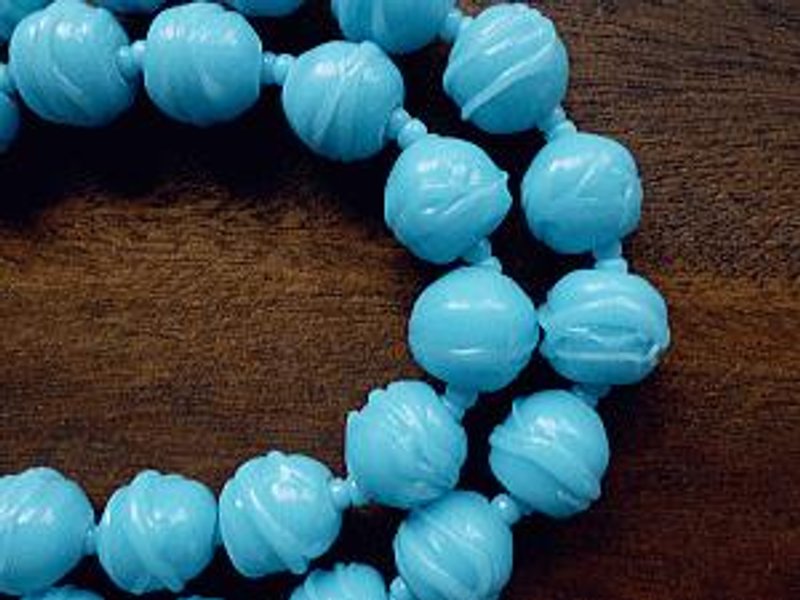 Rooney - 项链 - 玻璃 蓝色