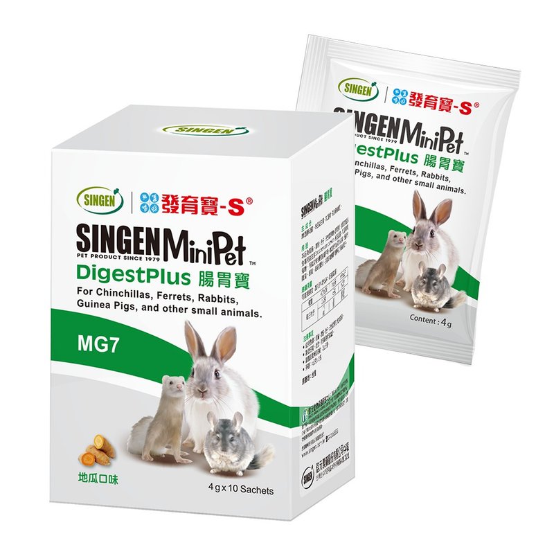 SINGEN 信元发育宝 鼠貂兔用开胃保健整肠益生菌配方-4g x10包/盒 - 其他 - 其他材质 绿色