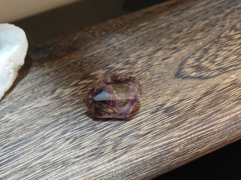 紫色超级七原石|紫色热门水晶|骸骨|打磨水晶|可制成饰物 - 项链 - 水晶 