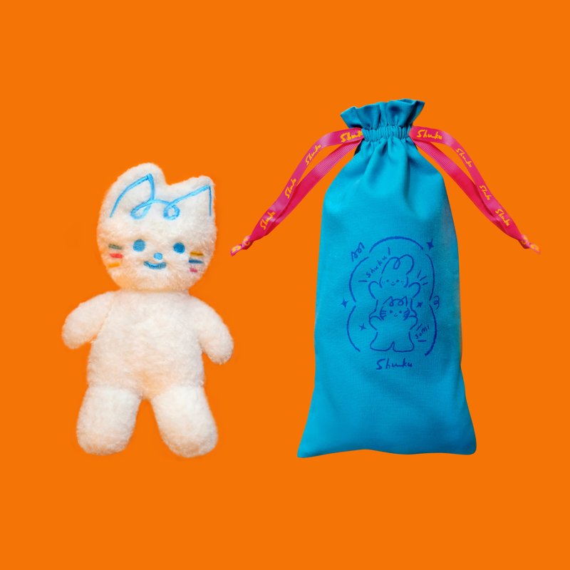 【复活节礼物】Somi Doll | 猫咪毛公仔娃娃 | 满月生日情人节 - 玩偶/公仔 - 棉．麻 